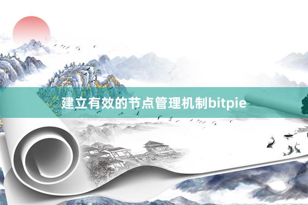 建立有效的节点管理机制bitpie