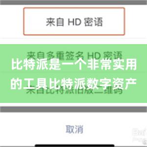 比特派是一个非常实用的工具比特派数字资产